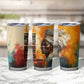 Sojourner Truth Tumbler Cup Truth Walks - Bold Portrait and Empowerment Design - African Pride