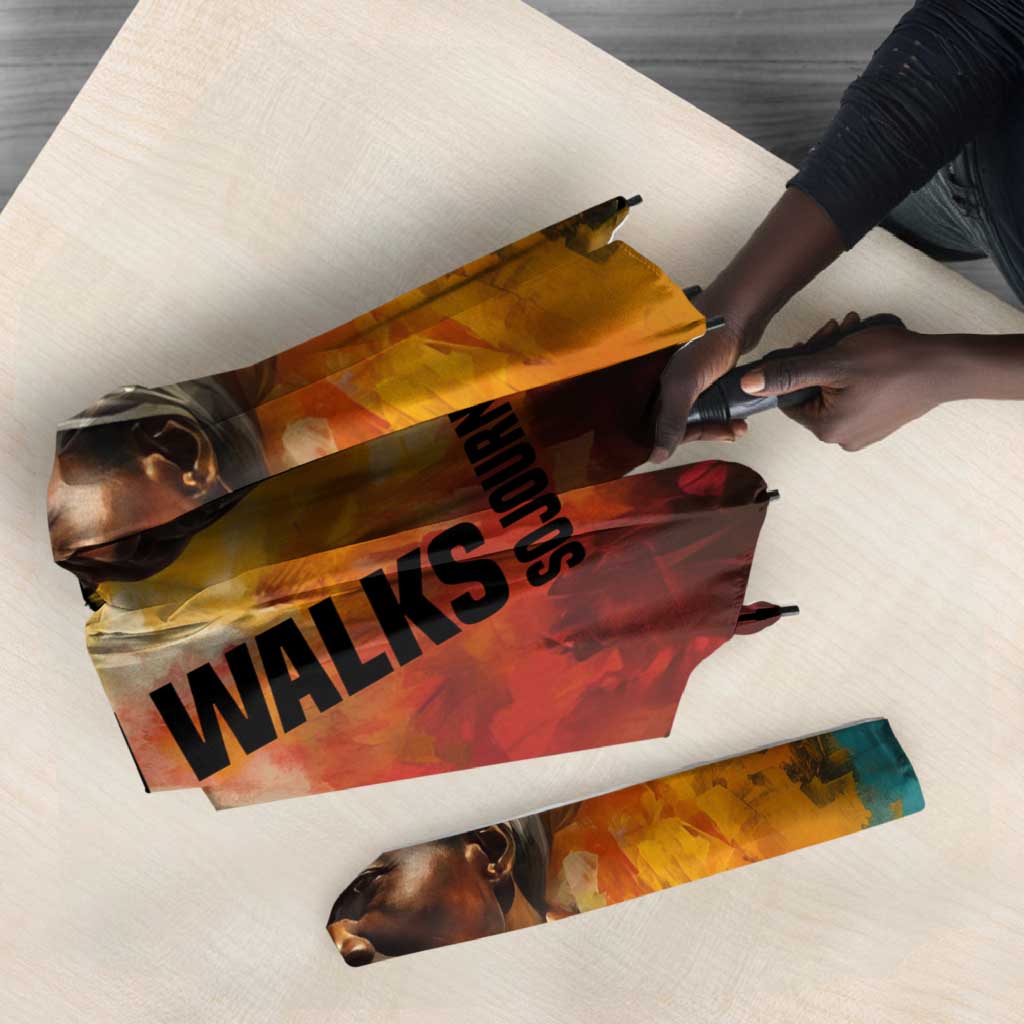 Sojourner Truth Umbrella Truth Walks - Bold Portrait and Empowerment Design - African Pride