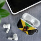 Marcus Garvey AirPods Case Jamaican Flag Theme African Fist Civil Rights Symbol Pan African Tribute Design - African Pride