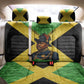 Marcus Garvey Back Car Seat Cover Jamaican Flag Theme African Fist Civil Rights Symbol Pan African Tribute Design - African Pride