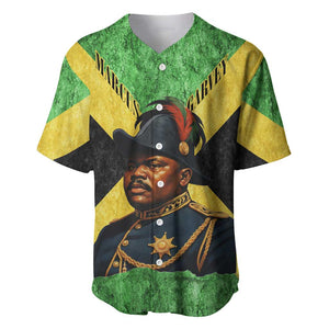 Marcus Garvey Baseball Jersey Jamaican Flag Theme African Fist Civil Rights Symbol Pan African Tribute Design TS04