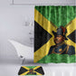 Marcus Garvey Bathroom Set Jamaican Flag Theme African Fist Civil Rights Symbol Pan African Tribute Design - African Pride