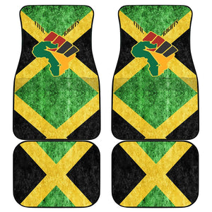 Marcus Garvey Car Mats Jamaican Flag Theme African Fist Civil Rights Symbol Pan African Tribute Design - African Pride