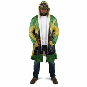 Marcus Garvey Cloak Jamaican Flag Theme African Fist Civil Rights Symbol Pan African Tribute Design - African Pride