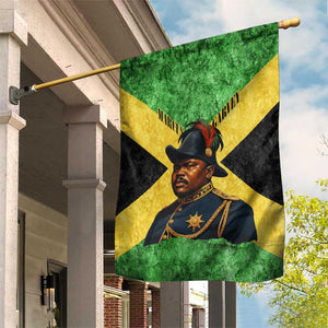 Marcus Garvey Garden Flag Jamaican Flag Theme African Fist Civil Rights Symbol Pan African Tribute Design - African Pride