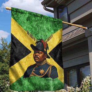 Marcus Garvey Garden Flag Jamaican Flag Theme African Fist Civil Rights Symbol Pan African Tribute Design - African Pride