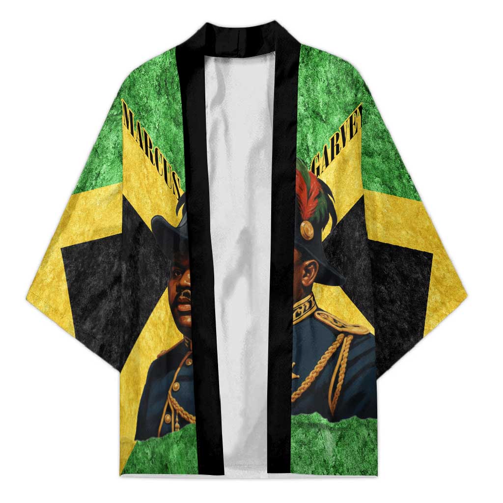 Marcus Garvey Kimono Jamaican Flag Theme African Fist Civil Rights Symbol Pan African Tribute Design - African Pride