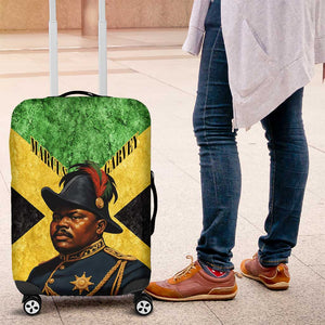 Marcus Garvey Luggage Cover Jamaican Flag Theme African Fist Civil Rights Symbol Pan African Tribute Design - African Pride
