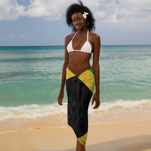 Marcus Garvey Sarong Jamaican Flag Theme African Fist Civil Rights Symbol Pan African Tribute Design - African Pride