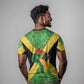 Marcus Garvey T shirt Jamaican Flag Theme African Fist Civil Rights Symbol Pan African Tribute Design TS04
