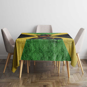Marcus Garvey Tablecloth Jamaican Flag Theme African Fist Civil Rights Symbol Pan African Tribute Design - African Pride