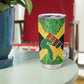 Marcus Garvey Tumbler Cup Jamaican Flag Theme African Fist Civil Rights Symbol Pan African Tribute Design - African Pride