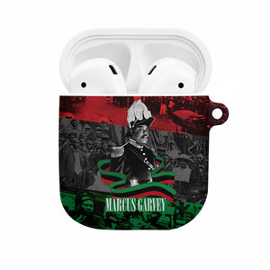 Marcus Garvey AirPods Case Collage Design Progress Is the Attraction Quote Pan African Movement Tribute - African Pride