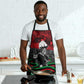 Marcus Garvey Apron Collage Design Progress Is the Attraction Quote Pan African Movement Tribute - African Pride