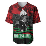 Marcus Garvey Baseball Jersey Collage Design Progress Is the Attraction Quote Pan African Movement Tribute TS04