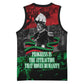 Marcus Garvey Basketball Jersey Collage Design Progress Is the Attraction Quote Pan African Movement Tribute - African Pride