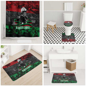 Marcus Garvey Bathroom Set Collage Design Progress Is the Attraction Quote Pan African Movement Tribute - African Pride