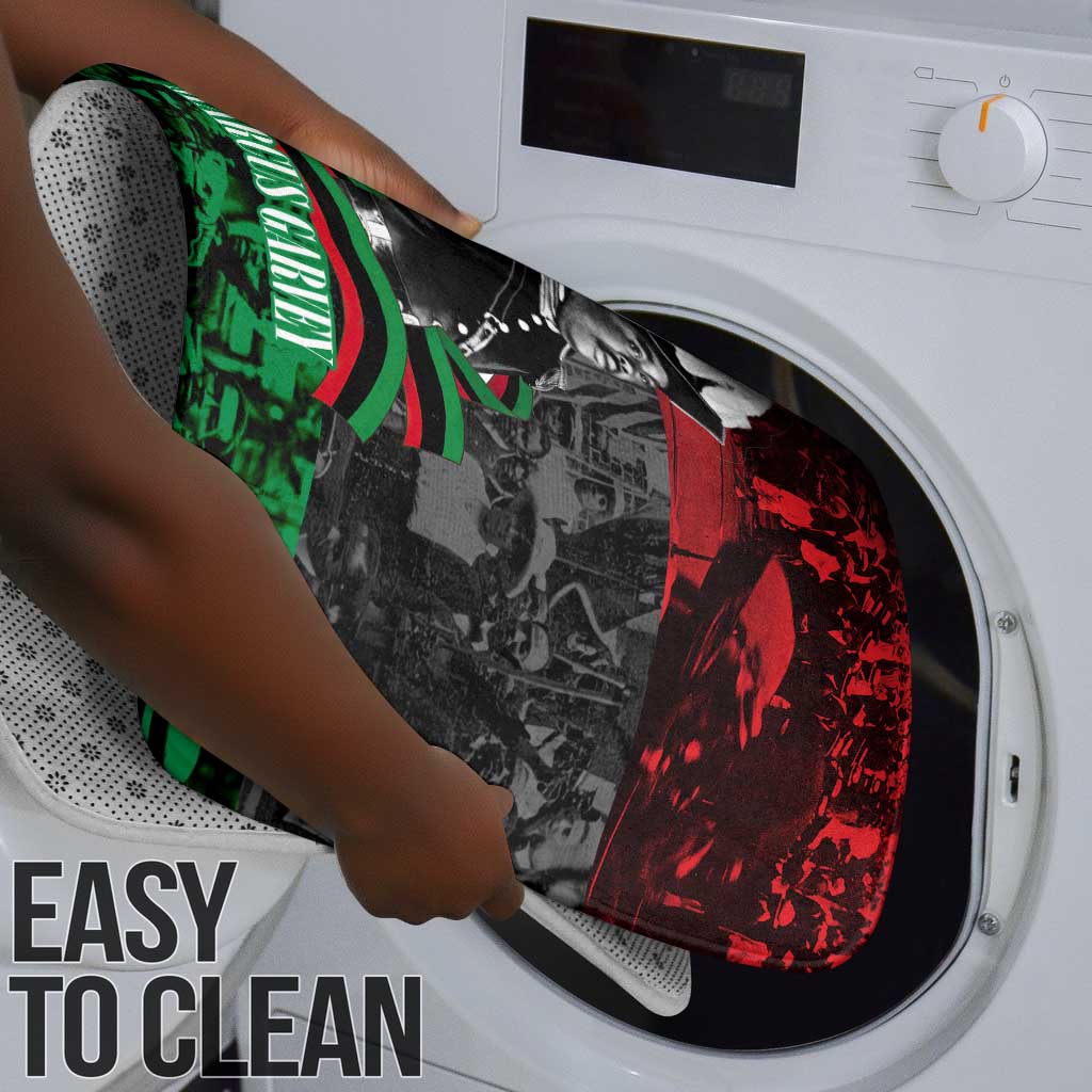 Marcus Garvey Bathroom Set Collage Design Progress Is the Attraction Quote Pan African Movement Tribute - African Pride