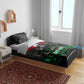 Marcus Garvey Bedding Set Collage Design Progress Is the Attraction Quote Pan African Movement Tribute - African Pride