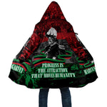 Marcus Garvey Cloak Collage Design Progress Is the Attraction Quote Pan African Movement Tribute - African Pride