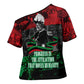 Marcus Garvey Cross Shoulder Shirt Collage Design Progress Is the Attraction Quote Pan African Movement Tribute - African Pride