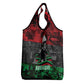 Marcus Garvey Grocery Bag Collage Design Progress Is the Attraction Quote Pan African Movement Tribute - African Pride