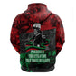 Marcus Garvey Hoodie Collage Design Progress Is the Attraction Quote Pan African Movement Tribute - African Pride