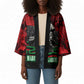 Marcus Garvey Kimono Collage Design Progress Is the Attraction Quote Pan African Movement Tribute - African Pride