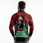Marcus Garvey Long Sleeve Polo Shirt Collage Design Progress Is the Attraction Quote Pan African Movement Tribute - African Pride