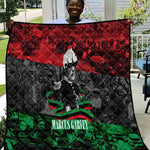 Marcus Garvey Quilt Collage Design Progress Is the Attraction Quote Pan African Movement Tribute - African Pride
