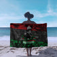 Marcus Garvey Sarong Collage Design Progress Is the Attraction Quote Pan African Movement Tribute - African Pride