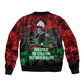 Marcus Garvey Sleeve Zip Bomber Jacket Collage Design Progress Is the Attraction Quote Pan African Movement Tribute - African Pride