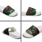 Marcus Garvey Slide Sandals Collage Design Progress Is the Attraction Quote Pan African Movement Tribute - African Pride