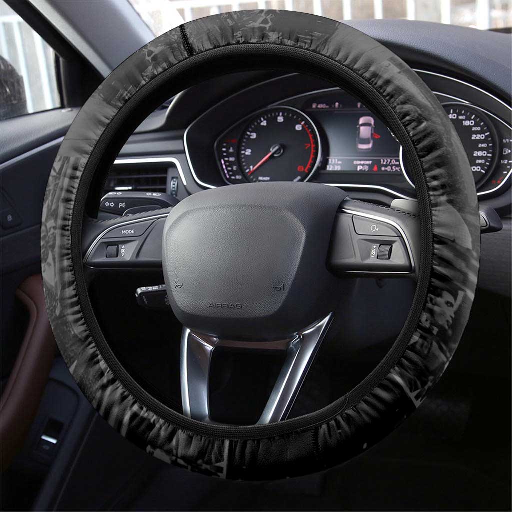 Marcus Garvey Steering Wheel Cover Collage Design Progress Is the Attraction Quote Pan African Movement Tribute - African Pride