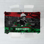 Marcus Garvey Tablecloth Collage Design Progress Is the Attraction Quote Pan African Movement Tribute - African Pride