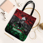 Marcus Garvey Tote Bag Collage Design Progress Is the Attraction Quote Pan African Movement Tribute - African Pride