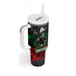 Marcus Garvey Tumbler With Handle Collage Design Progress Is the Attraction Quote Pan African Movement Tribute - African Pride