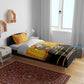 Marcus Garvey Bedding Set Yellow African Pattern Design Pan African Flag Civil Rights Movement Tribute - African Pride