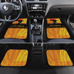 Marcus Garvey Car Mats Yellow African Pattern Design Pan African Flag Civil Rights Movement Tribute - African Pride
