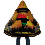 Marcus Garvey Cloak Yellow African Pattern Design Pan African Flag Civil Rights Movement Tribute - African Pride