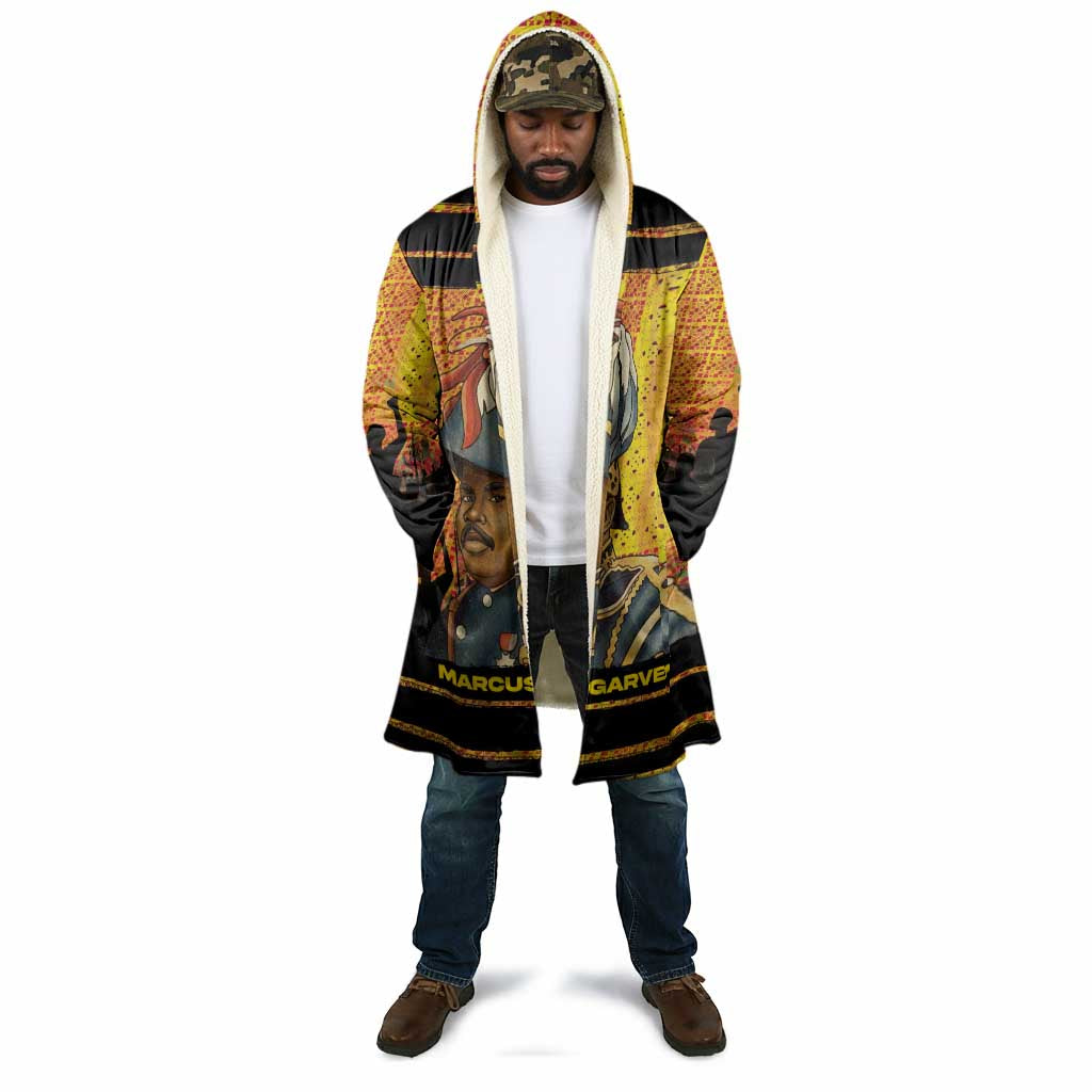 Marcus Garvey Cloak Yellow African Pattern Design Pan African Flag Civil Rights Movement Tribute - African Pride