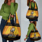 Marcus Garvey Grocery Bag Yellow African Pattern Design Pan African Flag Civil Rights Movement Tribute - African Pride