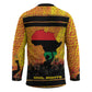 Marcus Garvey Hockey Jersey Yellow African Pattern Design Pan African Flag Civil Rights Movement Tribute - African Pride