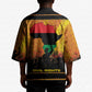 Marcus Garvey Kimono Yellow African Pattern Design Pan African Flag Civil Rights Movement Tribute - African Pride