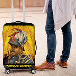 Marcus Garvey Luggage Cover Yellow African Pattern Design Pan African Flag Civil Rights Movement Tribute - African Pride