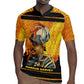 Marcus Garvey Rugby Jersey Yellow African Pattern Design Pan African Flag Civil Rights Movement Tribute TS04