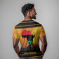 Marcus Garvey T shirt Yellow African Pattern Design Pan African Flag Civil Rights Movement Tribute TS04