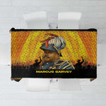 Marcus Garvey Tablecloth Yellow African Pattern Design Pan African Flag Civil Rights Movement Tribute - African Pride