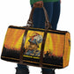 Marcus Garvey Travel Bag Yellow African Pattern Design Pan African Flag Civil Rights Movement Tribute - African Pride
