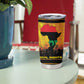 Marcus Garvey Tumbler Cup Yellow African Pattern Design Pan African Flag Civil Rights Movement Tribute - African Pride